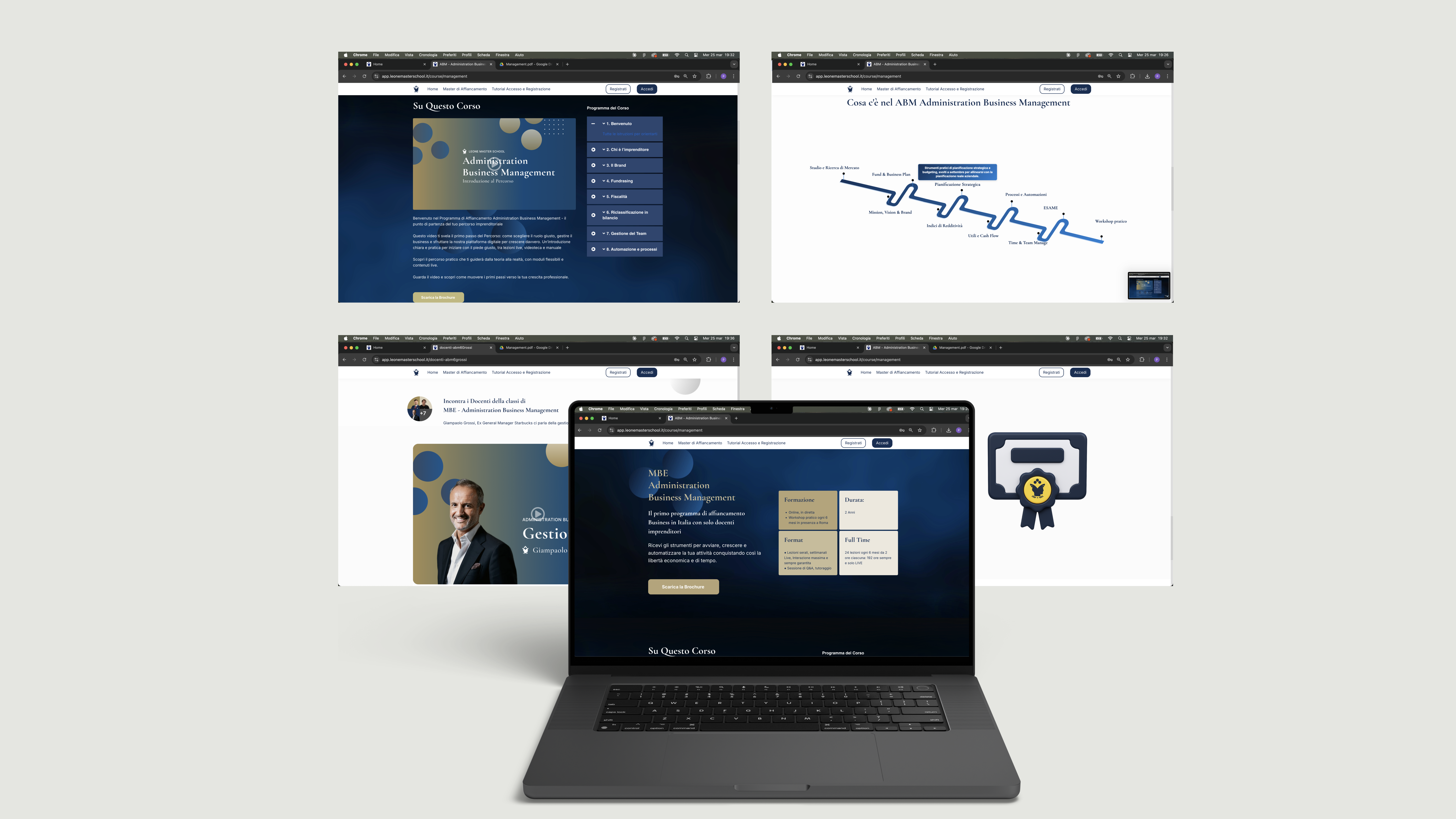 Screenshot — Sell page con hero 4 box e mappa interattiva